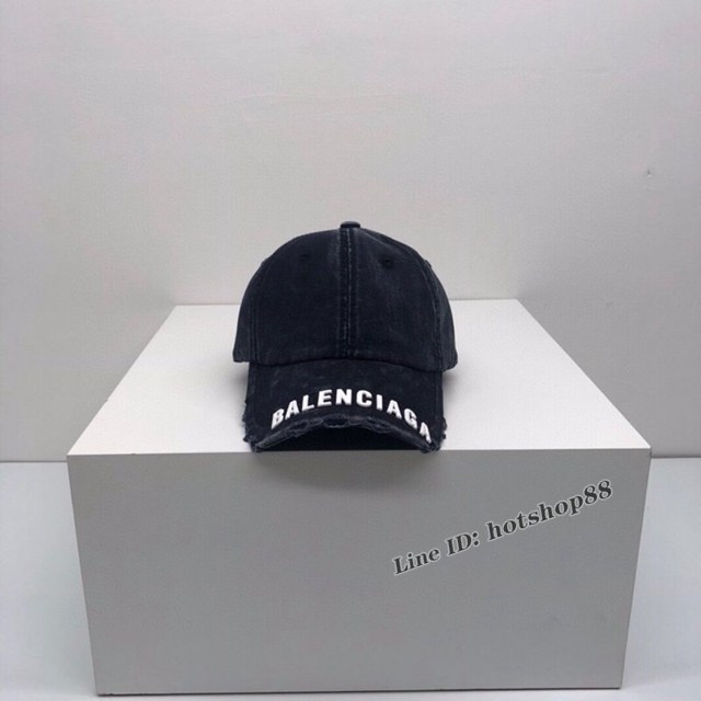 Balenciaga專櫃新款巴黎世家百搭款男女通用棒球帽鴨舌帽 mmyj3473